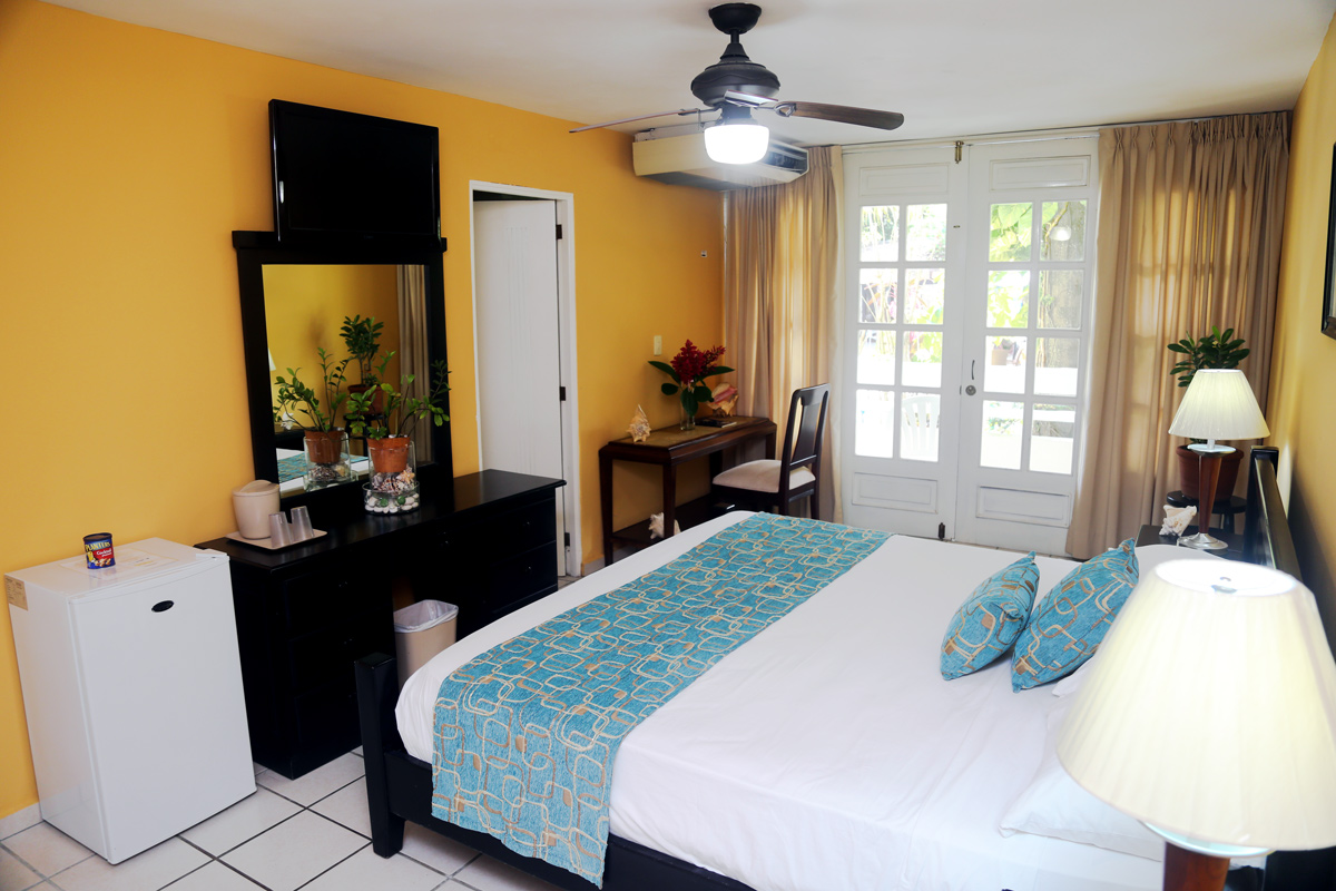 Single room with queen bed